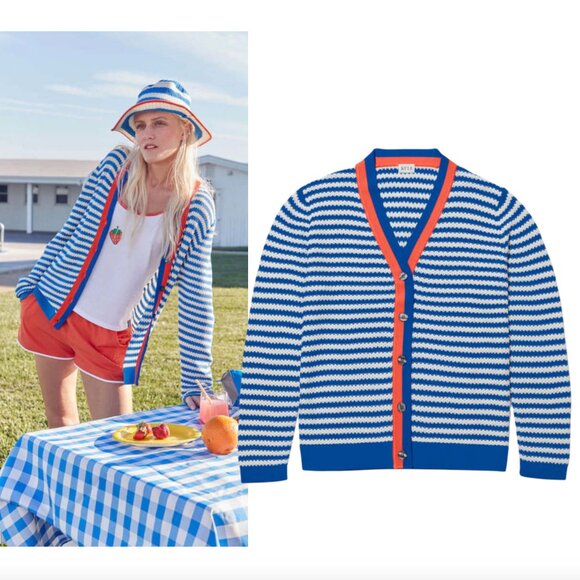 KULE Sweaters - KULE The Raven striped cardigan sweater sz S